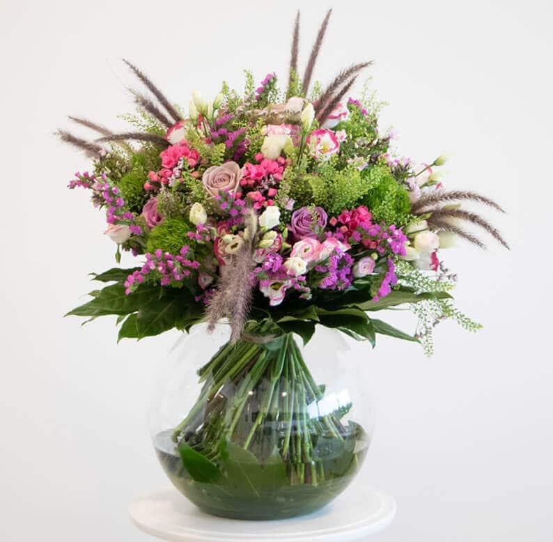 Ghalia pink and purple bouquet