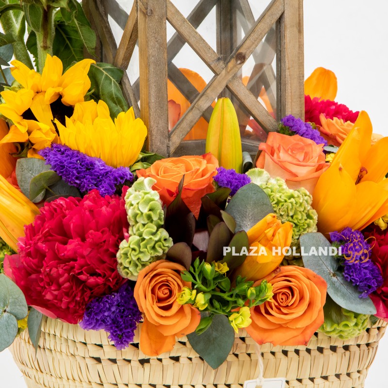 3.2 Lantern flower arrangement for eid