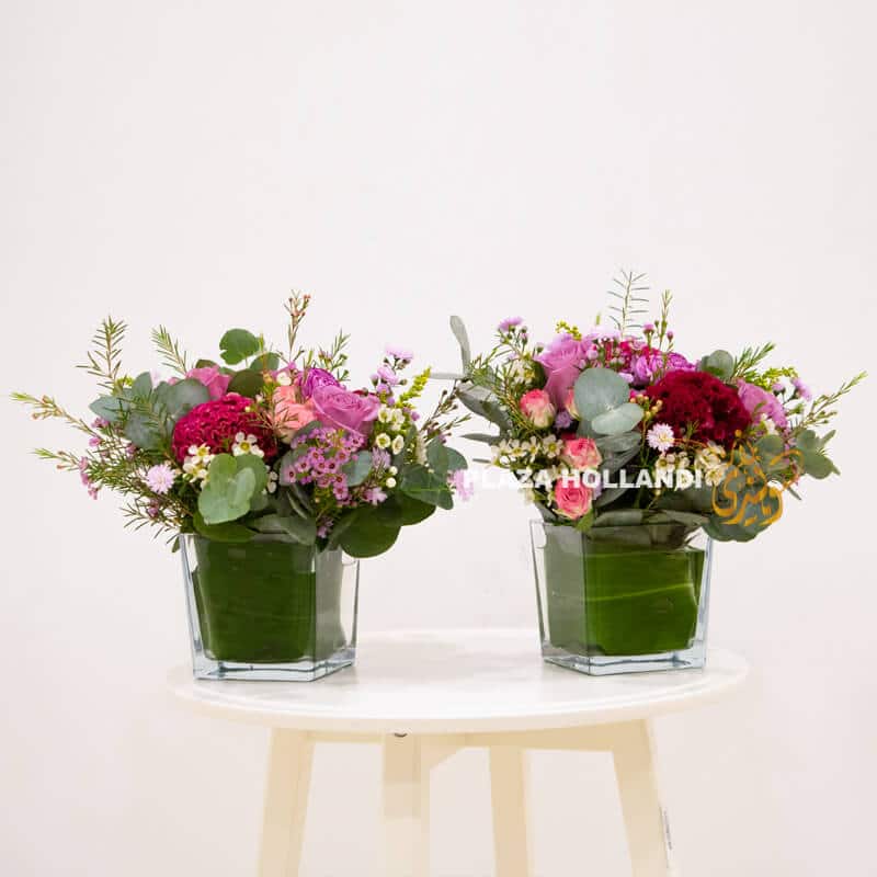 A1 Two flower arrangements